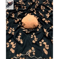 Chiffon Saree Digital Floral Print