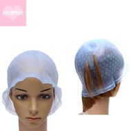 [guyumao] Silicone Hair Styling Coloring Cap + Hook Needle Color Dye Highlighting Dye Cap