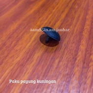 Paku payung antik 25 cm 3 cm hiasan pintu gebyok antique kuningan full cembung