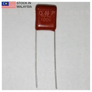 5PCS 404J 400nF 5% 100V, Mylar Polyester Film Capacitor, Pitch 5mm
