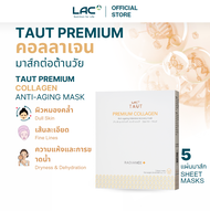 LAC TAUT Radiance+ Collagen Mask 5 pcs Skin แผ่นมาส์กหน้าคอลลาเจน Moisturizer for Wrinkels Antiaging