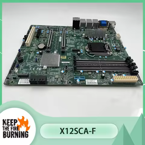 X12SCA-F Motherboard Single Socket LGA-1200 10th Gen Core i9 i7 i5 i3 DDR4