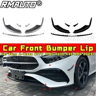 For Benz A-Class W177 A180 A200 A35 AMG 2023+ Car Front Bumper Lip For Benz A-Class W177 A180 A200 A