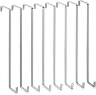 Sratte 8 Pack Christmas Wreath Hangers for Front Door 13.78" Over The Door Hooks Z Shaped Sturdy Met