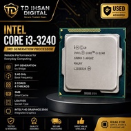 Intel Core i3-3240 3rd Gen Desktop Processor 3.40GHz 2-Core 4-Thread LGA1155 CPU | Used & Tested