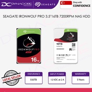 SEAGATE IRONWOLF PRO 3.5"16TB 7200RPM NAS HDD