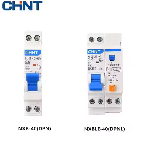 CHINT NXB-40 NXBLE-40 DPN DPNL 1P+N Replace DZ267-32 6A 10A 16A 20A 25A 32A 40A 220V Miniature Leaka