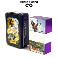 Everyday Witch Tarot Deck in A Tin A 78-Card Deck with Guidebook Gilded Purple Tarot Card Game