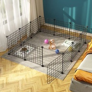DIY Pet Fence Dog Fence 35*35cm Dog Cage with Door Playpen Cat Cage and Rabbit Fence Metal Cage