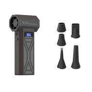 Jet Fan with LED Display&amp Light Violent Fan Powerful Turbo Fan 110000RPM Brushless Electric Turbo