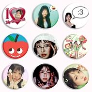YVES Album Cover Button Pin Yyxy LOONA Kawaii Brooch I Love My Girlfriend Yves Badge Bag Decor Jewel