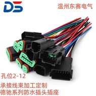 Dechi DT06-2S Water Connector Connector 2 Holes 3 Cores Car Male Female Plug-Minge's Shop