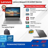 Laptop Baru Lenovo Ideapad 3 14ITL05 i5 1135G7 (Gen11) 4.2 Ghz Octa Core 8GB 512GB SSD