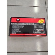 46pcs 1/4 socket set