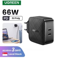 UGREEN 66W USB 2 Port PD Fast Charger Power Adapter