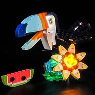 LocoLee Light Set Compatible with Lego 31173 Wild Animals: Tropical Toucan (No Lego Set) Decorative 