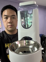 ที่ให้น้ำสัตว์เลี้ยงแบบไหลลง ขนาด 4L สัดส่วน 33x32x18cm ออกใบกำกับภาษีได้ รหัสkornz12668_2