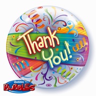 Qualatex 22" Thank You Bubbles Balloon (27500)