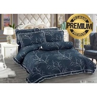 1set Cotton Premium (9 Design Terkini) 7in1 Cadar Patchwork Queen /Super Queen .