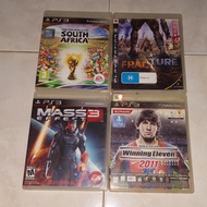 kaset PS3 2010 FIFA WORLD CUP SOUTH AFRICA / FRAC TURE / MASS EFFECT 3 / WINNING ELEVEN 2011