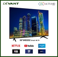 DEVANT 50UHD202 50 inch Ultra HD (UHD) 4K Smart TV - Netflix, YouTube and FREE Wall cket