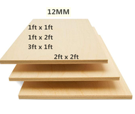 (1ft 2ft 3ft x1ft)x12mm+-  Solid Plywood