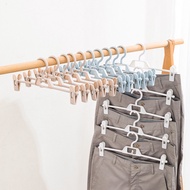 Hanger Jepit Bahan / Gantungan Baju dan Celana dengan Penjepit / Hanger Jepit Multifungsi