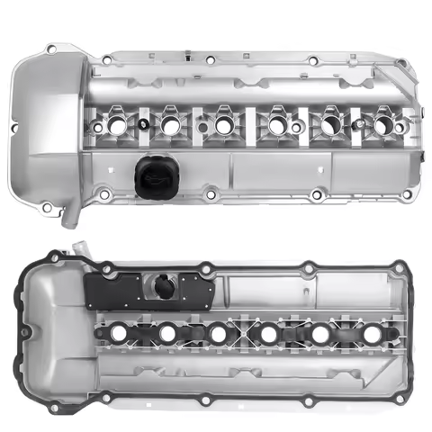 Aluminum Engine Valve 11127512839 With Valve Cover Gasket For BMW M54 E46 E39 E53 X3 X5 Z4 Prevent O