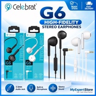 Celebrat G6 Stereo Sound Earphones Stereo Bass Earphone Headphone Wired Earphone