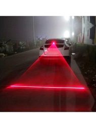 1入組車LED鐳射霧燈摩托車尾燈車輛防碰撞尾燈剎車警告燈汽車配件