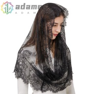 ADAMES Lace Veil, Black White Spanish Style Bride Mantilla, New Arrival Latin Mass Wedding Elegant H