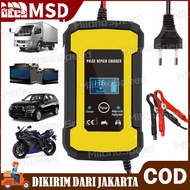 VOLTUNER Charger Aki 10A 12V 24V SMART CHARGING CAS AKI MOBIL TRUCK