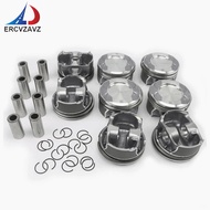 8PCS M278 Engine Pistons Kit Φ92.9mm A2780302317 For Mercedes-Benz X166 W166 W221 W222 GL500 S500 GL