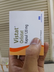 Obat Vistat Orlistat 120 mg kapsul box