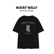 WACKY WILLY Ponte Kiky Short Sleeve T-Shirt Black (80051SPTSSU_H5BKXX)