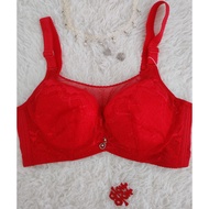 Red Lace Bra 42C 95C Unwire