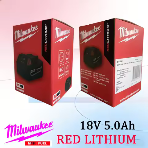 Milwaukee m18 battery, bateria lifepo4 M18B6,5000mAh lithium battery XC48-11-1860 Original milwaukee