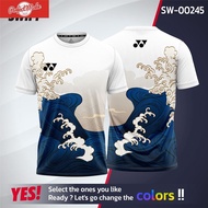 Available-YONEX Jersey Fashion Boutique Sports Baju t shirt lelak Leisure Loose Size Men's T-shirt B