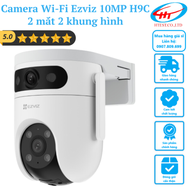 Camera Wi-Fi ngoài trời Ezviz 10MP H9C Dual 2 mắt 2 khung hình 5MP + 5MP
