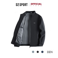 Áo khoác nam S2 SPORT vải gió 2 lớp cao cấp mềm mại giữ ấmcản gió kiểu jacket trẻ trung - AG01