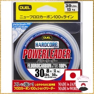 DUEL HARDCORE Fluorocarbon Line 30 lbs. HARDCORE POWERLEADER FC 50m 30 lbs. Natural Clear H3342