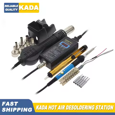 Hot Air Gun KADA 887 8858 Portable Digital Hot Air Gun BGA Rework Station Hot Air Blower Hot Air Gun