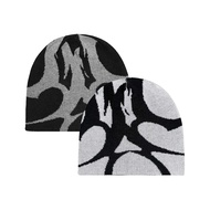 REVESIBLE BEANIE HAT | CYBER CYBER CYBER | YIKESALLDAY