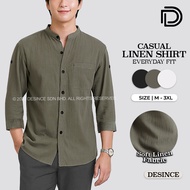 🇲🇾 DESINCE Men Shirt Smart Casual Man Top Baju Kemeja Lelaki Trend Trendy Plain Shirts MT 072