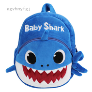 ♕♕♕ Baby Shark Doll Plush Cartoon Backpack Animal Bag For Children Kids School Gift Leaf☈