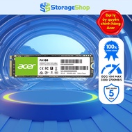 Ổ cứng SSD Acer FA100 M.2 NVMe PCIe Gen3 dung lượng đến 2TB - Tốc độ đọc/ghi 3300/2700 MB/s - Hàng c
