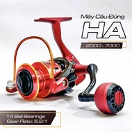 CNC HA Metal Crank Fishing Reel Super strong fish load capacity OVER 10KG size 2000 to 8000 - DHS Fi