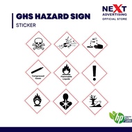 GHS Hazard Pictograms Sticker | Safety Sign