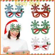 royal Festive Costume Glasses With Fiber Snowflakes For Indoor Outdoor Celebrations