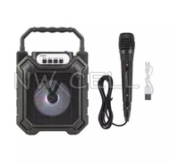 speaker bluetooth karaoke plus mic YD 668 wireless bluetooth bass plus mic